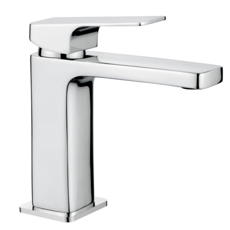 foto del prodotto bagnoclic rubinetto miscelatore per lavabo squadrato moderno