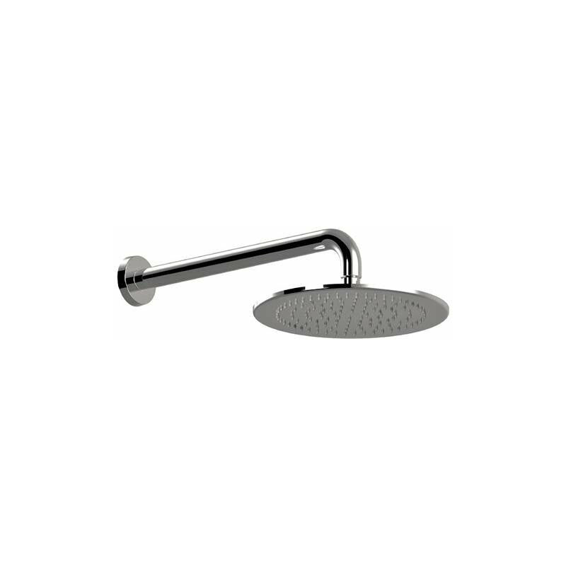 foto del prodotto bagnoclic set doccia con braccio doccia cm 40 e soffione doccia da 40 cm, tutto ottone pesante