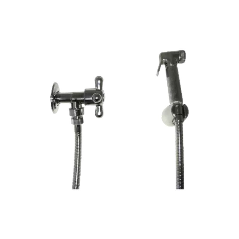 foto del prodotto bagnoclic set idroscopino doccetta bidet vintage epoca flessibile 120 cm