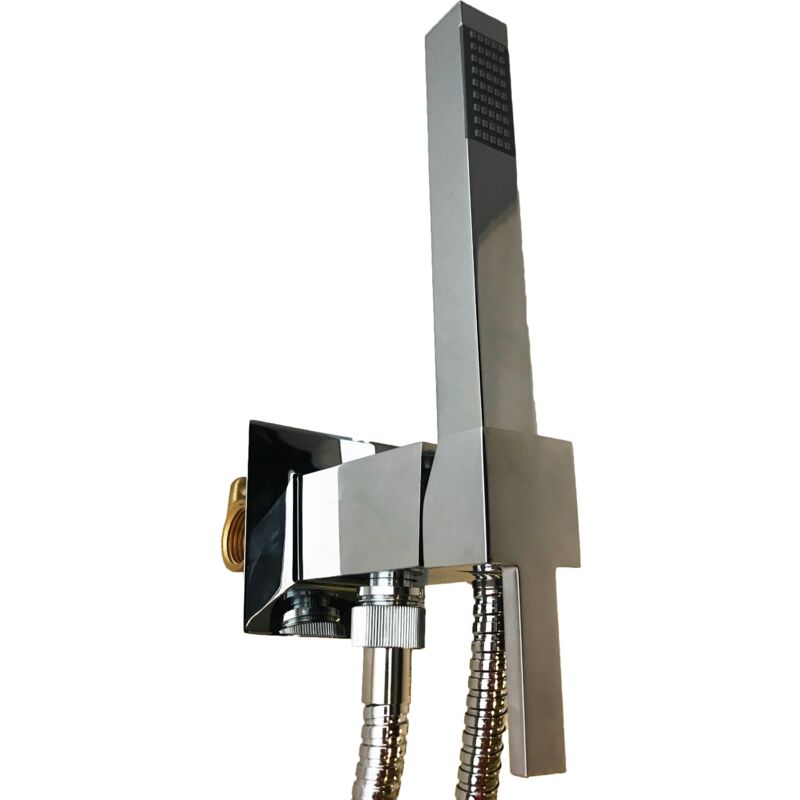 foto del prodotto bagnoclic set miscelatore doccia completo di supporto e doccetta, set completo