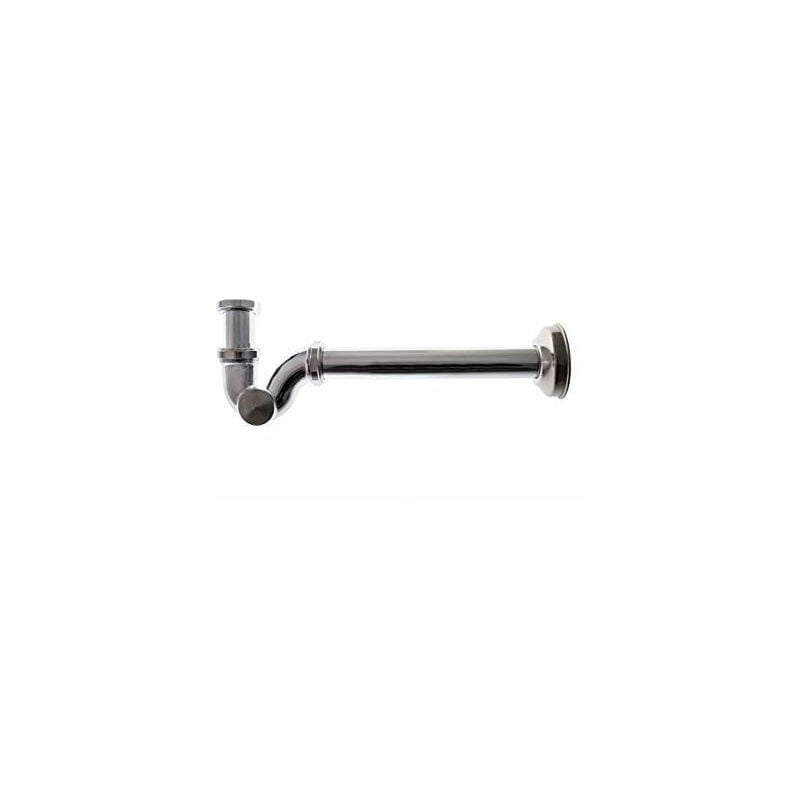 foto del prodotto bagnoclic sifone ottone cromato di scarico da 1.1 4 a s per lavabo bidet lavandino