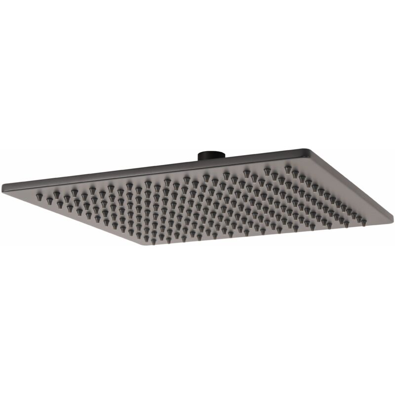 foto del prodotto bagnoclic soffione quadrato nero opaco 30x30