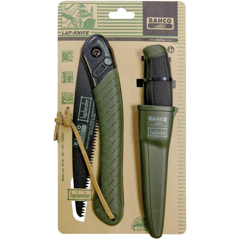 foto del prodotto bahco a mano lap knife segaccio da giardino, coltello da giardino 190 mm
