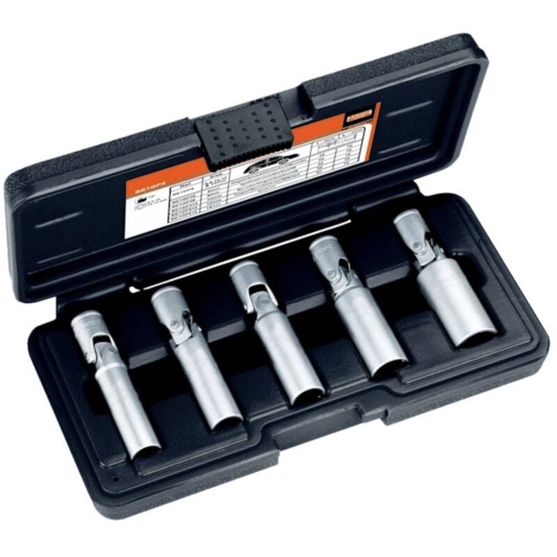 foto del prodotto bahco be1gp5 kit di chiavi a bussola per candelette 5 pz. 12 bordi