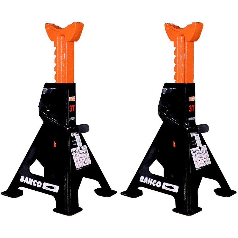 foto del prodotto bahco set di 2 cavalletti per veicoli 3t bh33000