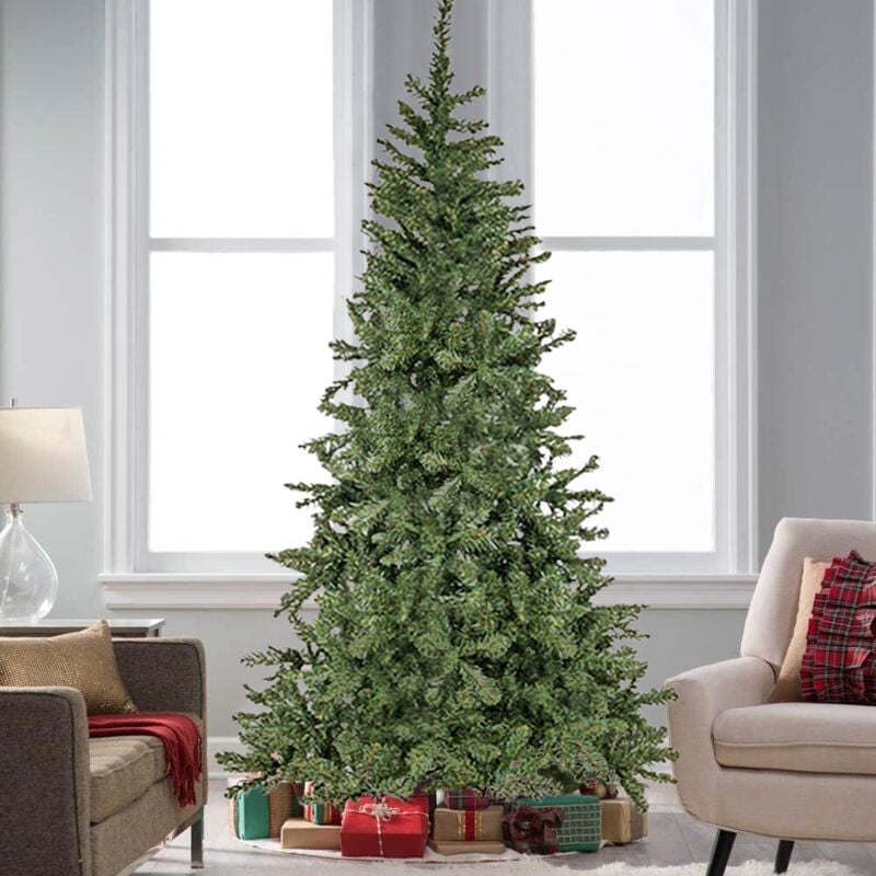 foto del prodotto bakaji albero di natale verde monte saturno 210 cm e 1037 rami decorazione natalizia