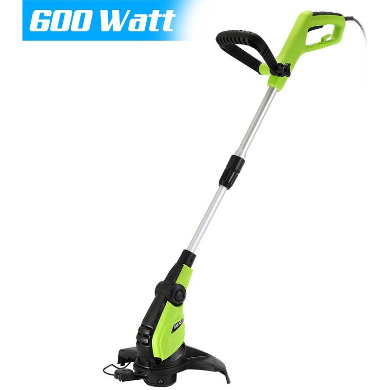 foto del prodotto bakaji decespugliatore elettrico 600w taglio 32cm tagliaerba tagliabordi rasaerba prato
