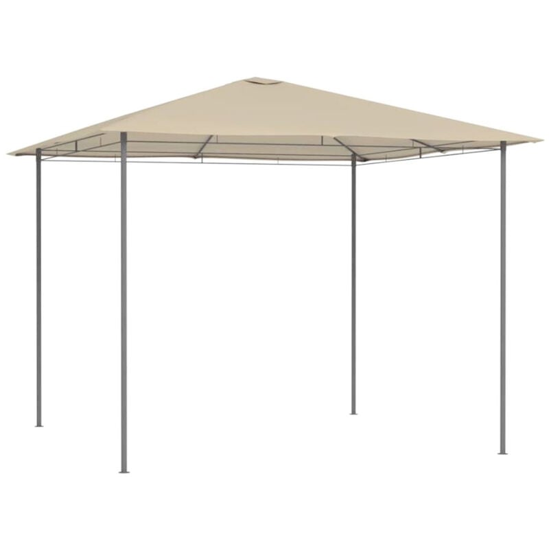 foto del prodotto bakaji gazebo da giardino 3x3 cm sabbia per esterno copertura in poliestere resistente