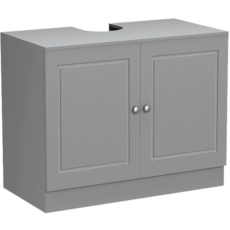 foto del prodotto bakaji mobile sottolavabo da bagno linea pietra copricolonna con 2ante mobiletto lavabo