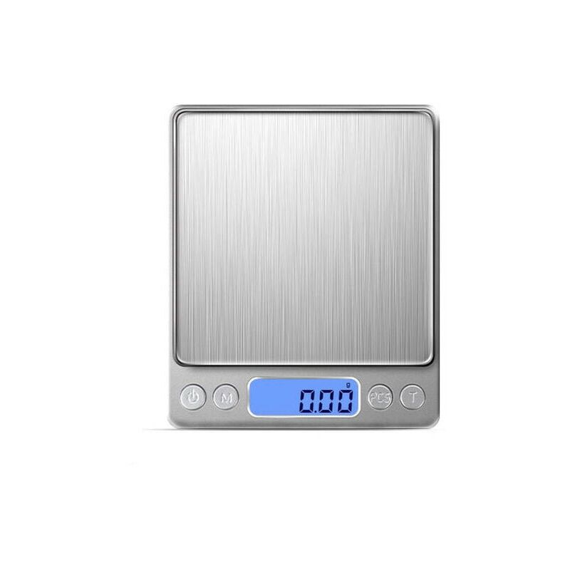 foto del prodotto balance de cuisine lectronique de haute pr cision 2000g 1g avec cran lcd r tro clair , 6 unit s et fonction tare acier inoxydable, smart digital,