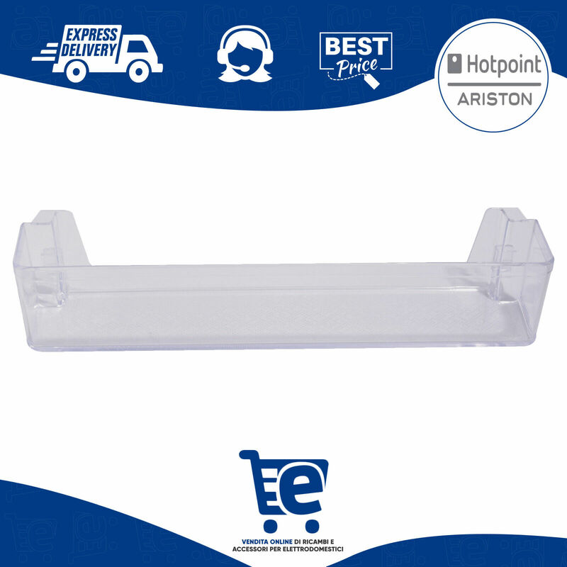 foto del prodotto balconcino portabottiglie frigorifero hotpoint ariston 465x113x88mm c00858047