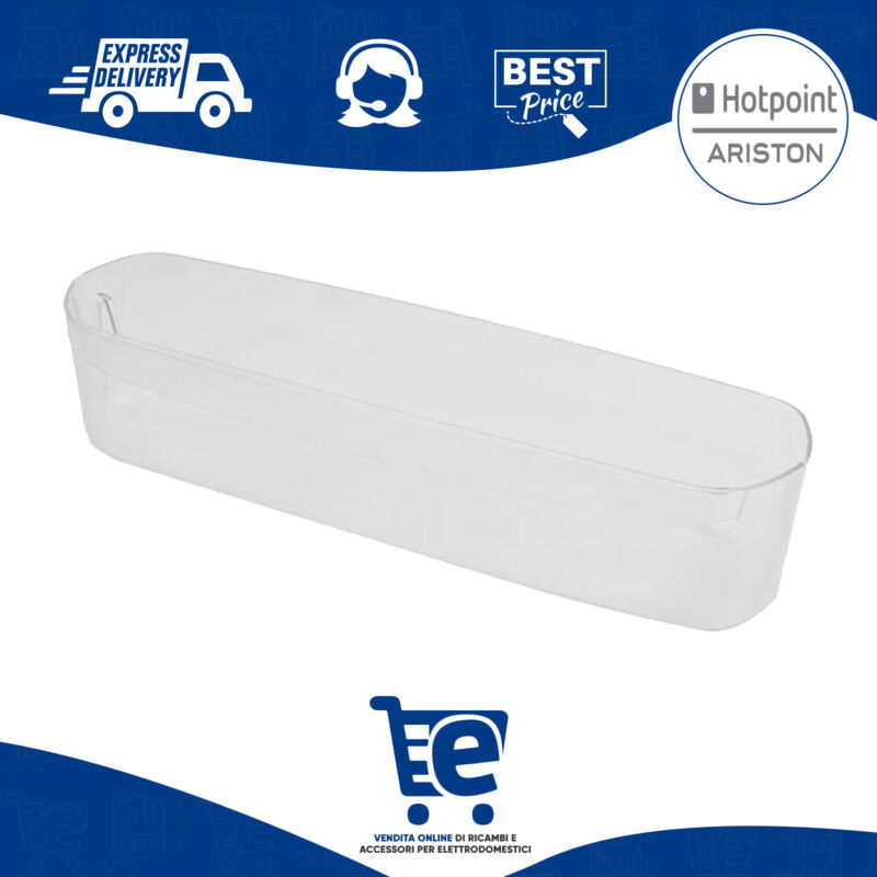 foto del prodotto balconcino portabottiglie frigorifero hotpoint ariston 473x104x135mm c00272778