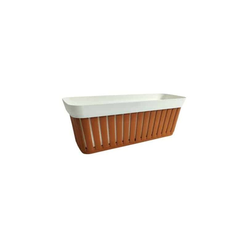 foto del prodotto balconetta linea kreta 40 bianco terracotta ecoplast