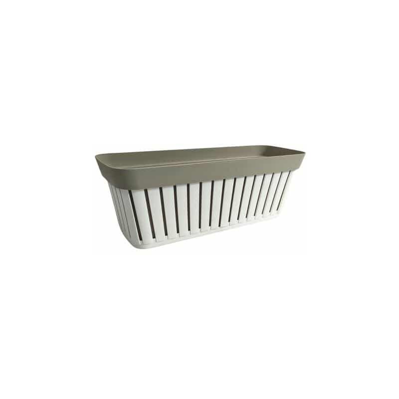 foto del prodotto balconetta linea kreta 50 bianco tortora chiaro ecoplast