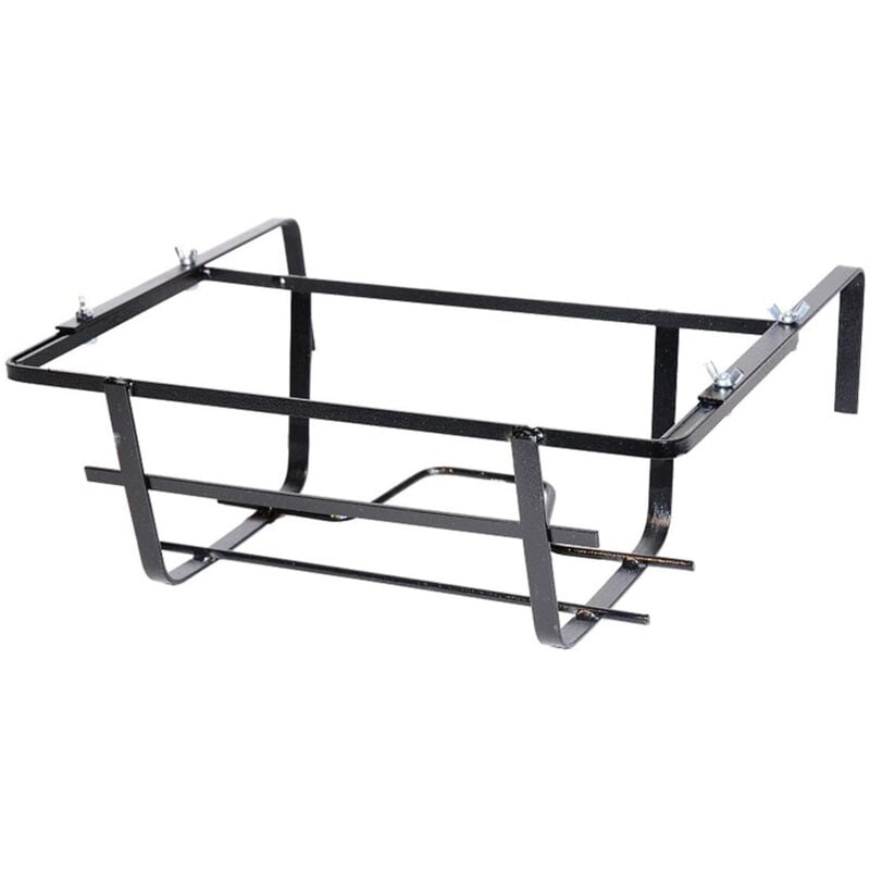 foto del prodotto balconiera regolabile tulipano portavaso rettangolare in ferro battuto fioriera made in italy 40 cm