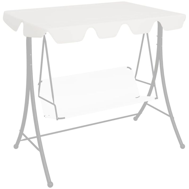 foto del prodotto baldacchino per dondolo giardino bianco 188 168x145 110 cm vidaxl