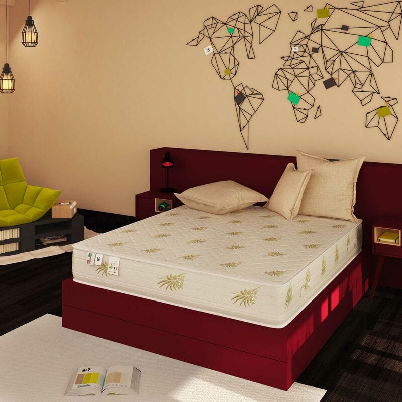 foto del prodotto baldiflex materasso memory foam 23 cm easy super top con fodera aloe vera matrimoniale misura 180x190 cm