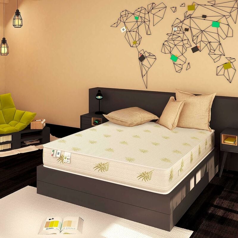 immagine 0 del prodotto baldiflex materasso memory foam 25 cm duck con fodera aloe vera matrimoniale misura 140x190 cm
