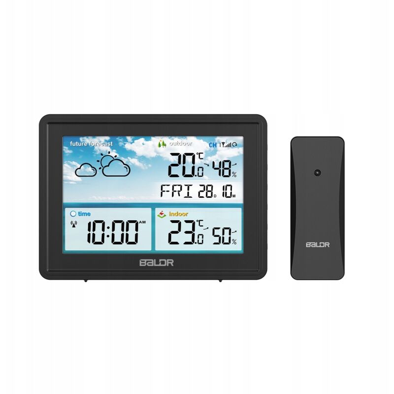 foto del prodotto baldr b0359cz stazione meteo previsione avvisi di temperatura wireless