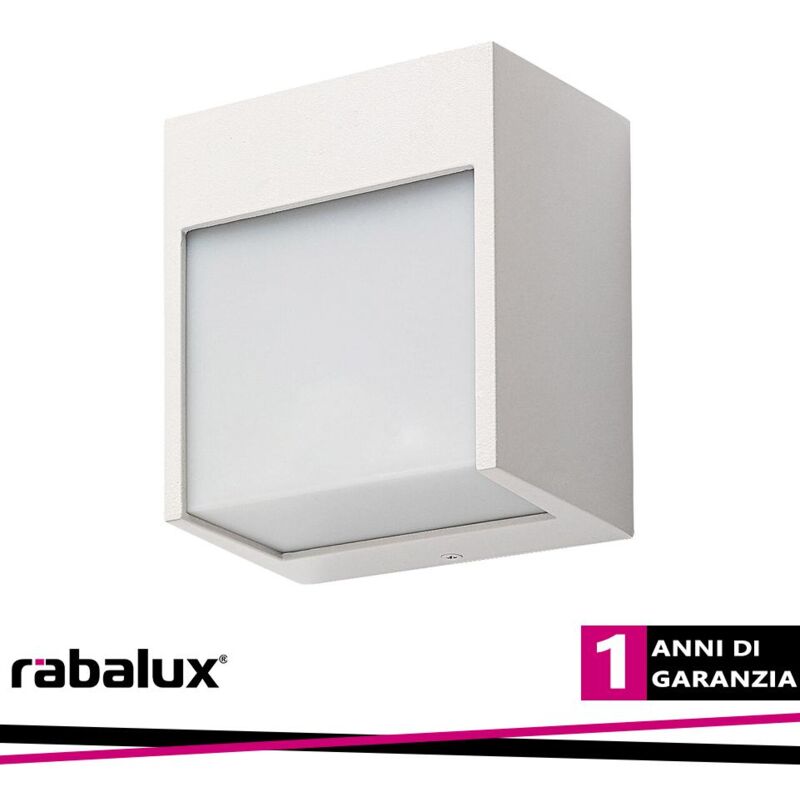 foto del prodotto balimo, led wall lamp,white aluminium housing with opal plas