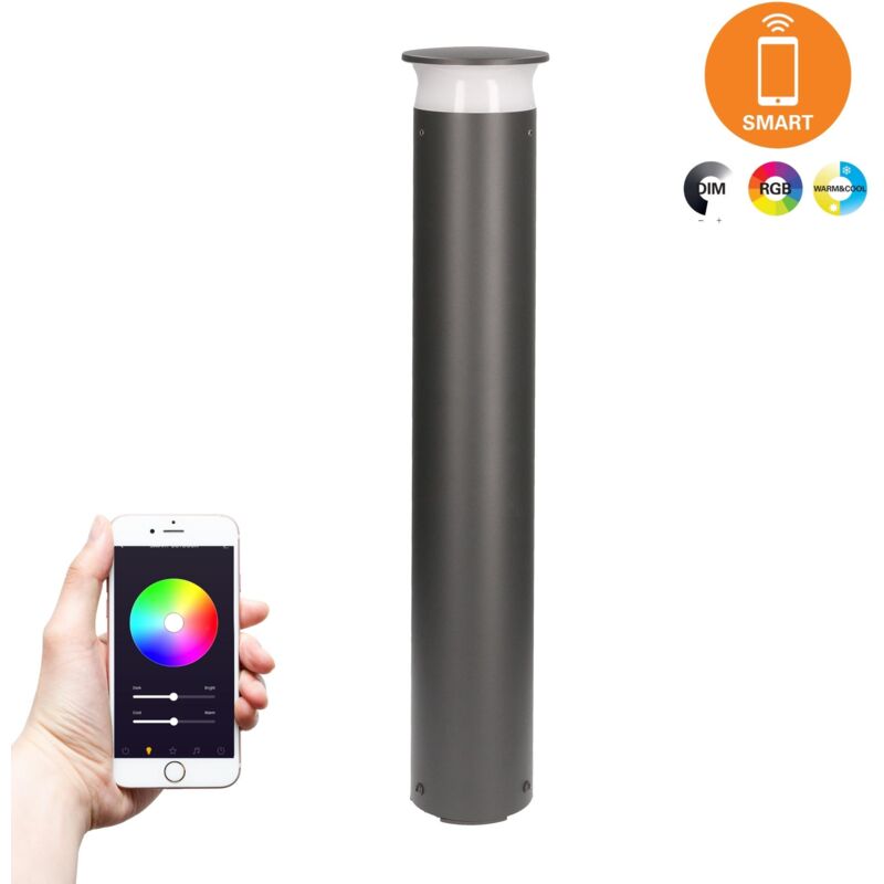 foto del prodotto baliza ip65 zip led led led 3,,na,,naw rgb grigio urbano