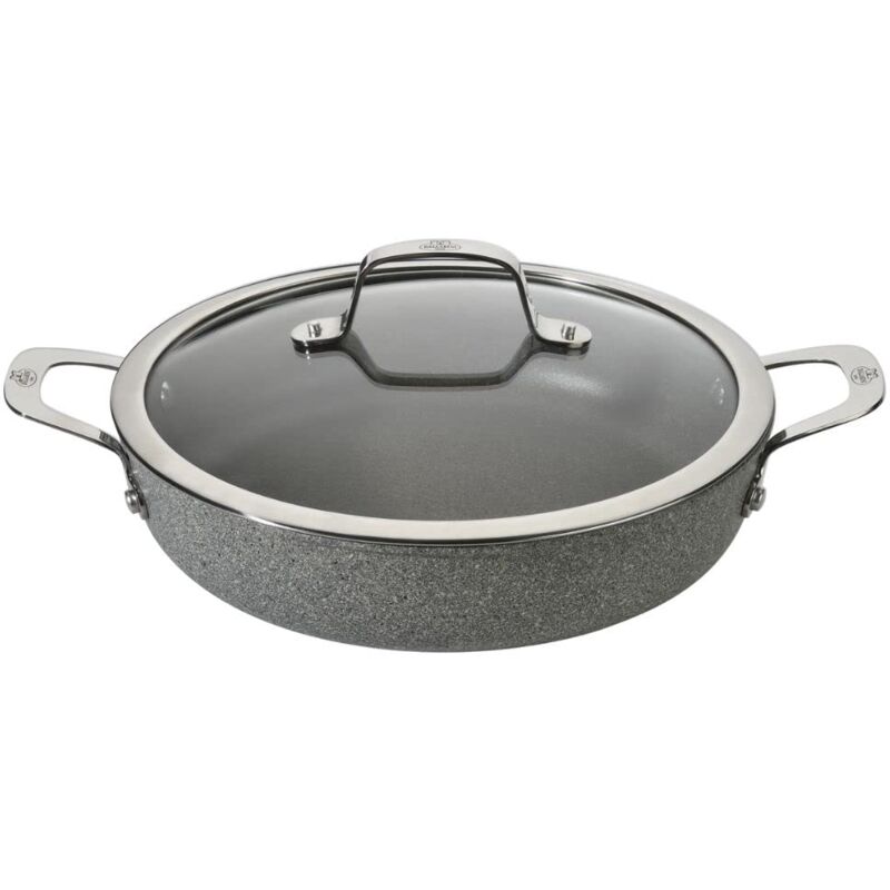 foto del prodotto ballarini frying pan salina granitium deep with 2 handles granite 28 cm 75002 810 0