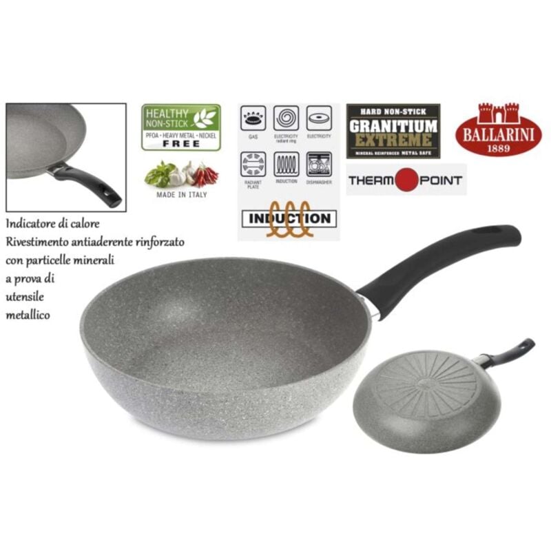 foto del prodotto ballarini granitium eco induction tegame 1 manico 24cm