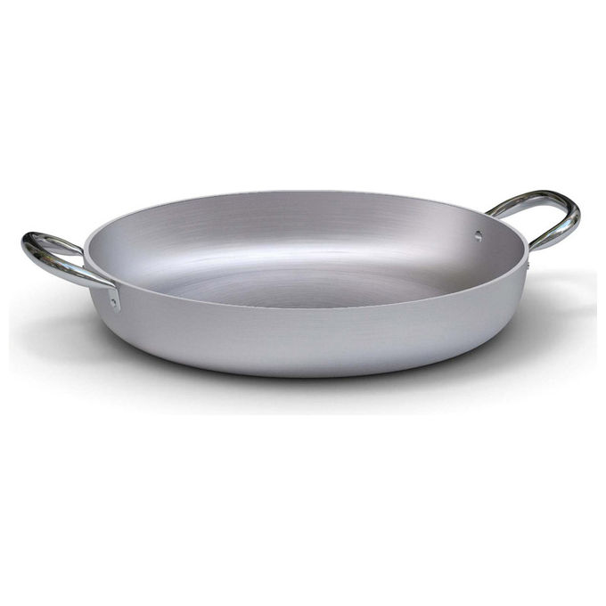 foto del prodotto ballarini tegame 2 manici professionale 6808 new alluminio per induzione 32cm