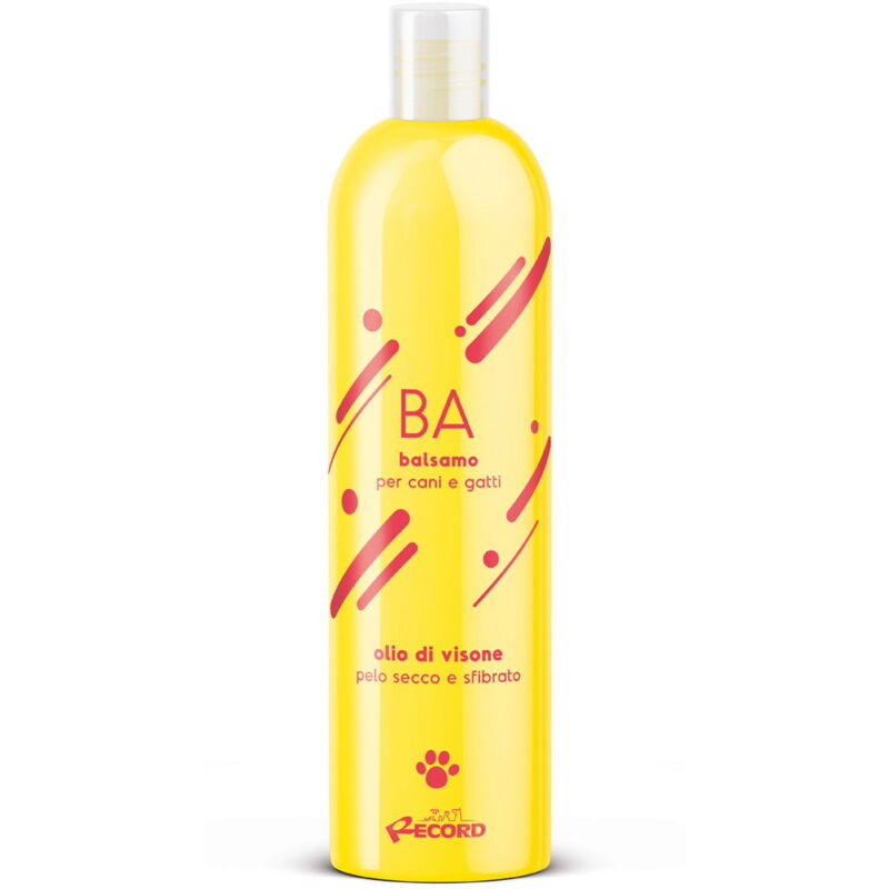 foto del prodotto balsamo all olio di visone per pelo secco e sfibrato per cani e gatti 250ml