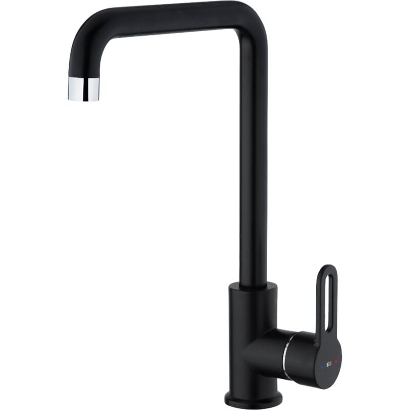 foto del prodotto baltic rubinetto cucina nero opaco essebagno