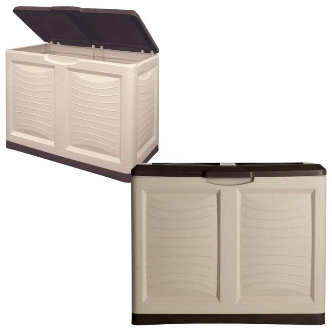 foto del prodotto bama baule contenitore mettitutto tortora 78x45x64h litri 200 per arredo giardino e esterni