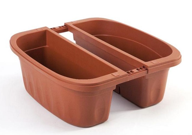 foto del prodotto bama cassetta doppia klunia terracotta cm.40 regolab.