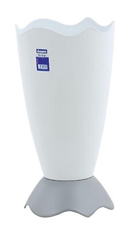 foto del prodotto bama portaombrelli drop bianco diam.cm.27,5 x h.54,5