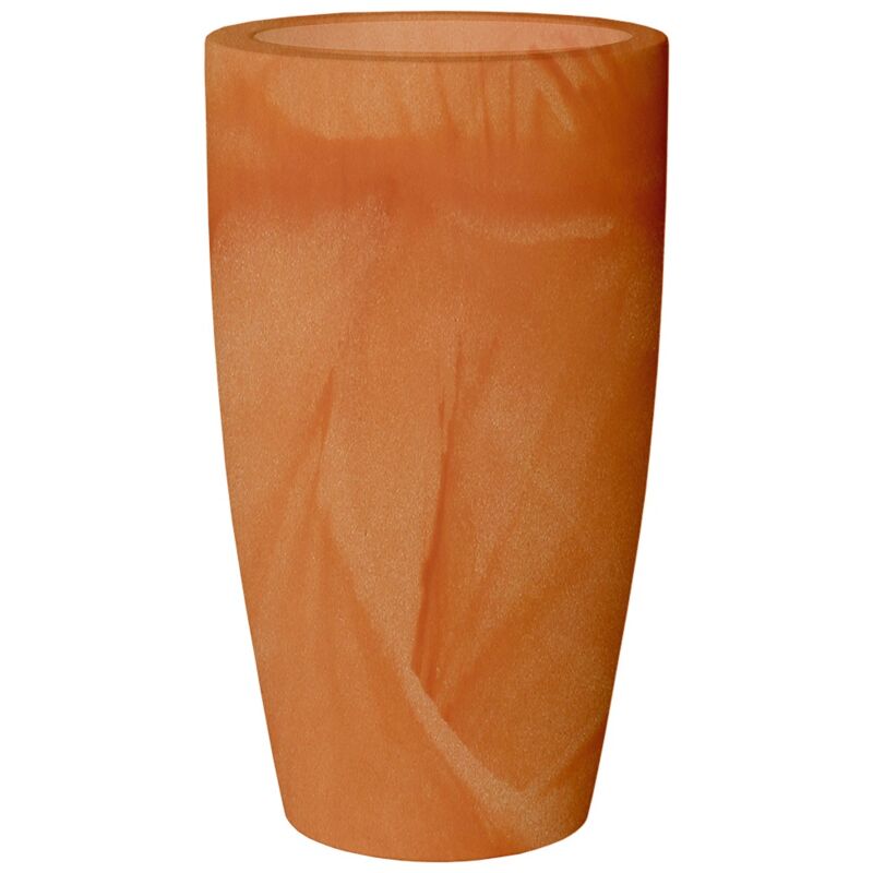 foto del prodotto bamb 70 fioriera alta e rotonda per interni ed esterni per piante e fiori molto resistente al passare del tempo. realizzata in polietilene in spagna