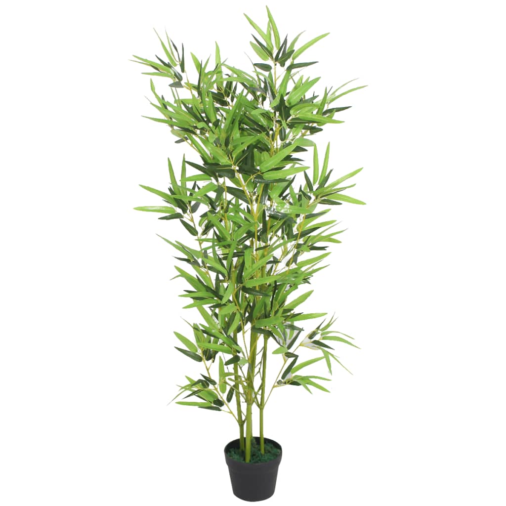 foto del prodotto bamb artificiale con vaso 120 cm verde cod mxl 96950