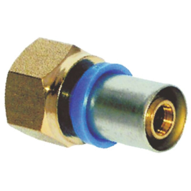 foto del prodotto bampi manicotto pressare diritto femmina x multistrato ottone mm 16x1 2f