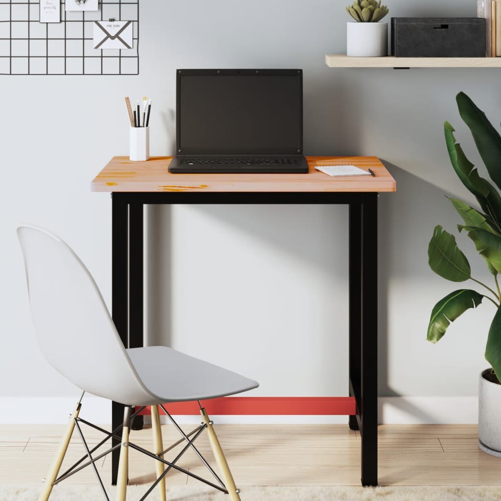foto del prodotto banco da lavoro 80x55x81,5 cm legno massello faggio e metallocod mxl 107362