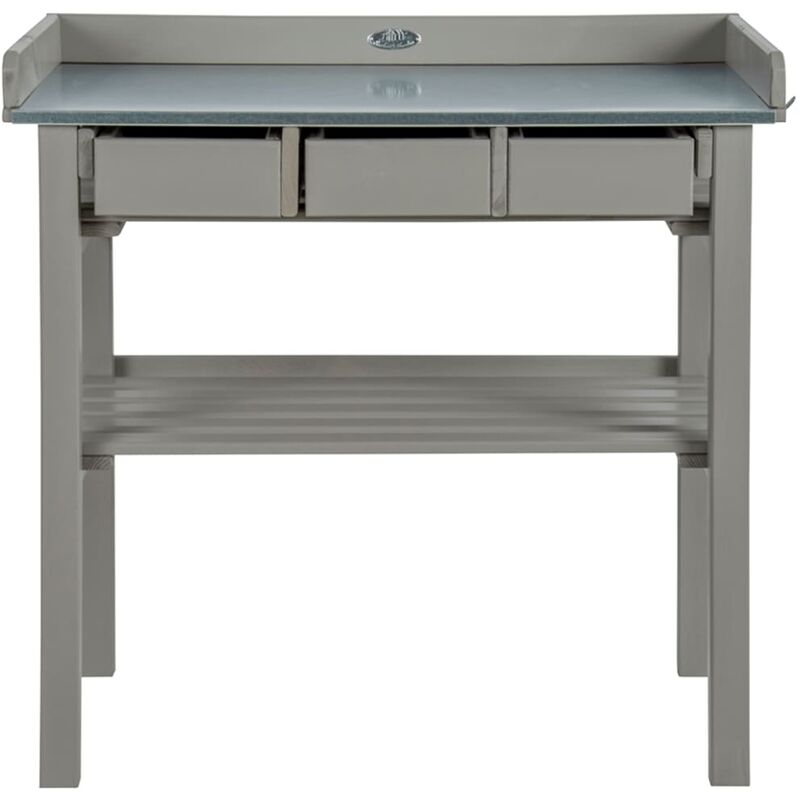 foto del prodotto banco da lavoro da giardino grigio cf29g esschert design