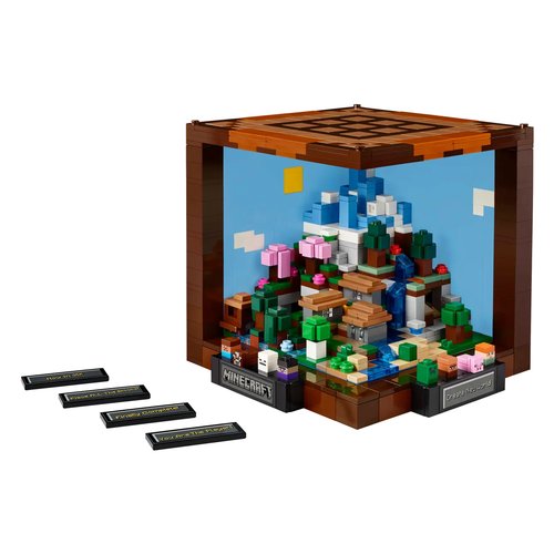 foto del prodotto banco da lavoro lego 21265 minecraft