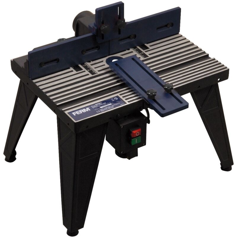 foto del prodotto banco per fresatrice. adatto a fresatrici con piastra base fino a 162mm. dimensioni banco 455 x 330mm. altezza banco 300mm ferm