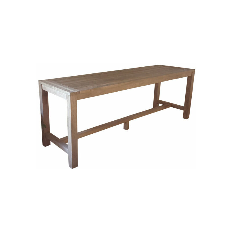 foto del prodotto bancone bar java in teak riciclato 250x75x107cm