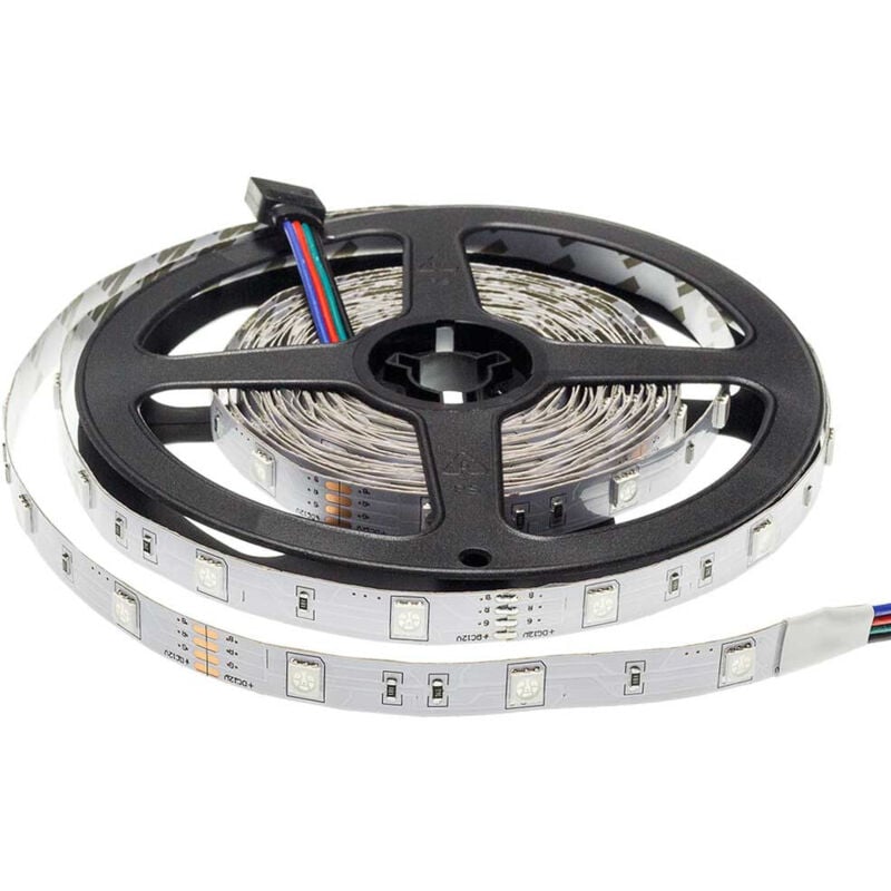 foto del prodotto band led 5050 rgb - 12v - 5m - 30 led / m - non sigillato - dimeble