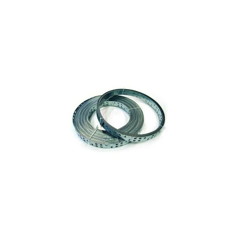 foto del prodotto banda lamiera forata mm40x1,2 mt.10 zinc