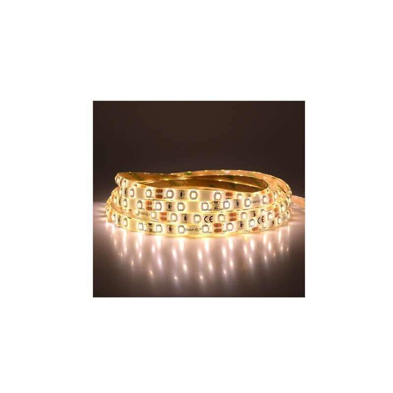 foto del prodotto bande led blanc 2700k 5 m 60 led e 4,8 w m ip65 12v pu