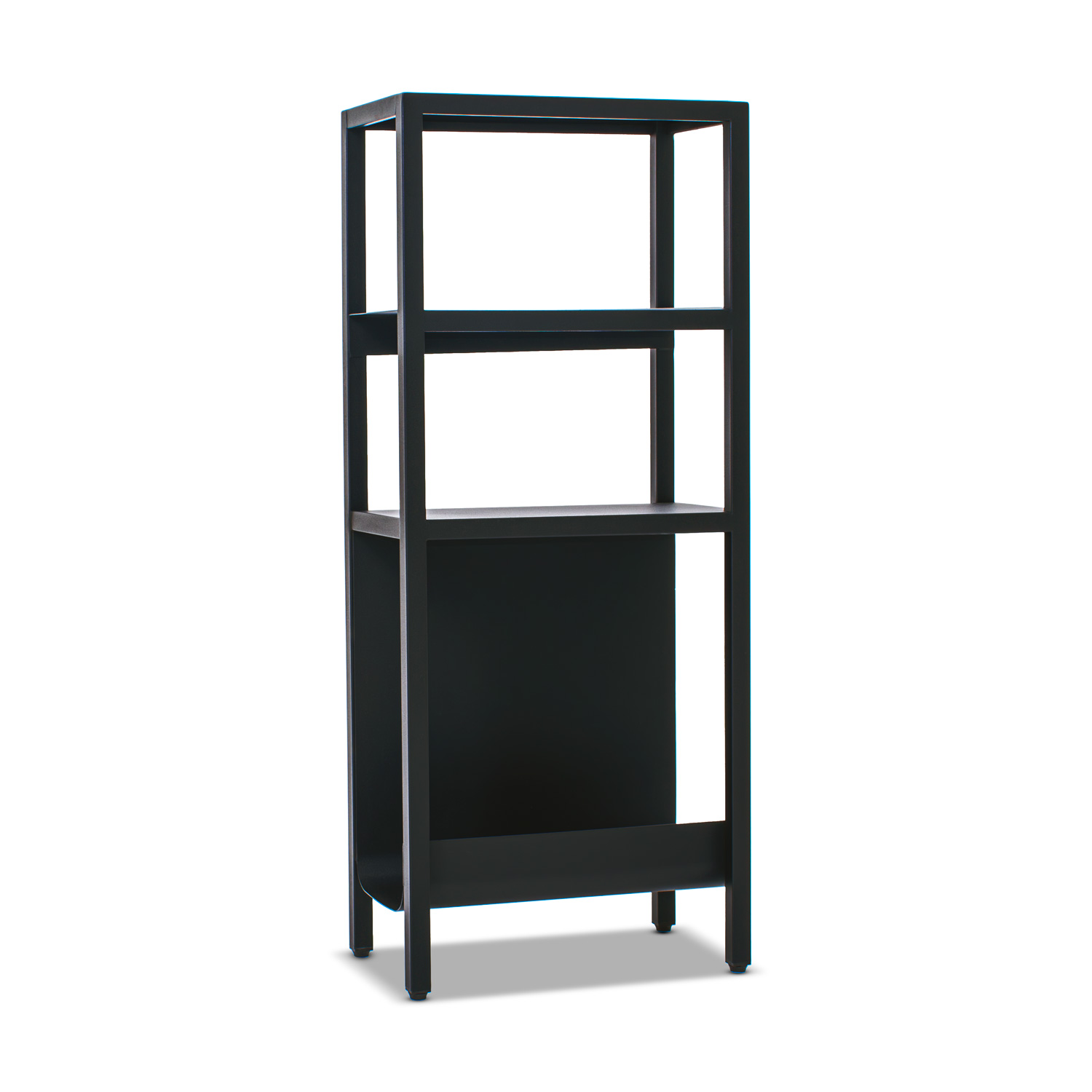 foto del prodotto bandha - scaffale in metallo con 4 ripiani 85x35x20 cm