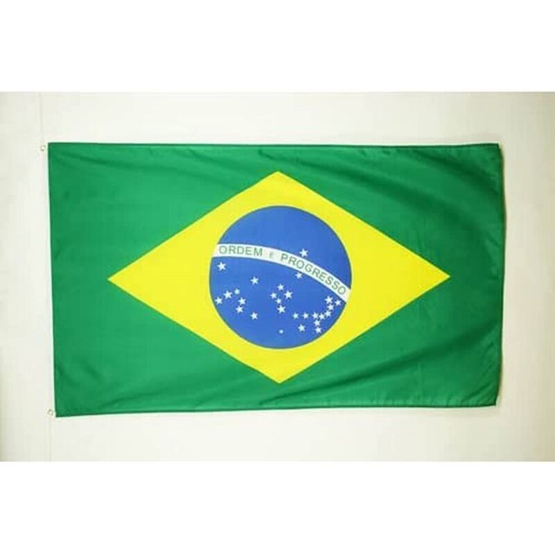 foto del prodotto bandiera brasile 250x150cm gran bandiera brasiliana 150 x 250 cm bandiere az flag