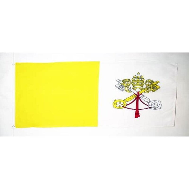 foto del prodotto bandiera citt del vaticano 150x90cm bandiera vaticana 90 x 150 cm az flag