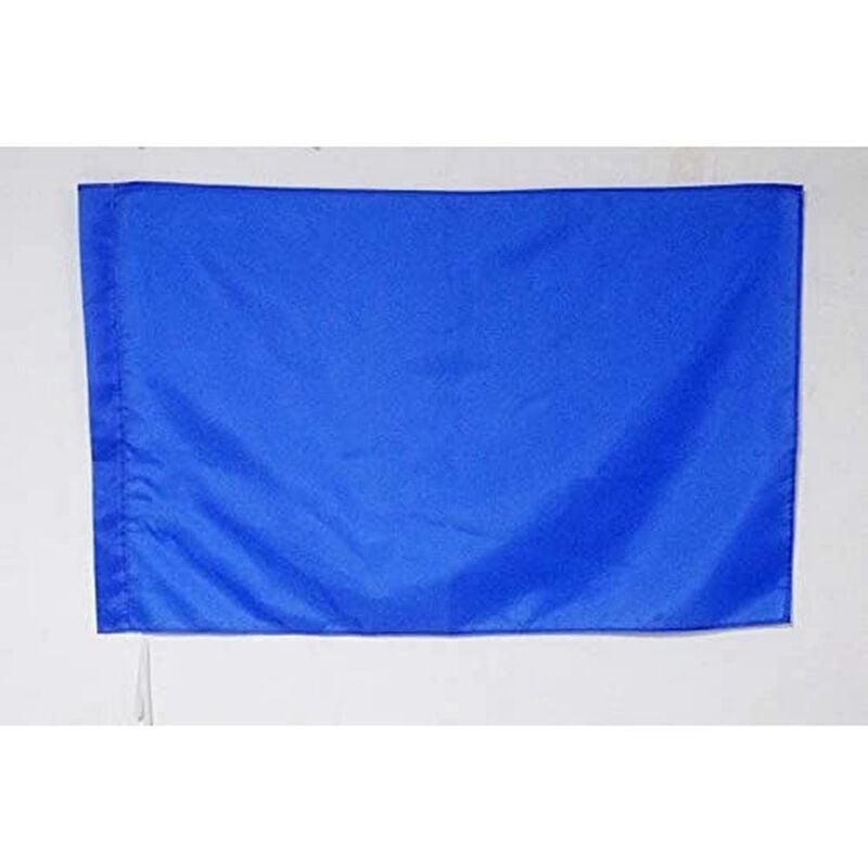 foto del prodotto bandiera commissario di pista blu 90x60cm - bandiera pilota che sta per essere sorpassato 60 x 90 cm foro per asta - az flag