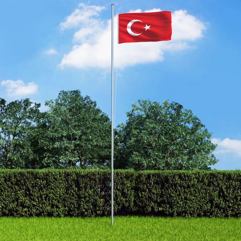 foto del prodotto bandiera della turchia 90x150 cm vidaxl