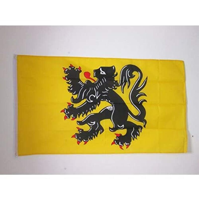 foto del prodotto bandiera fiandre 150x90cm bandiera regione fiamminga in belgio 90 x 150 cm az flag